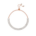 Shangjie OEM Stone Bracelet Rose Quartz Charm Elegant Bracelet Synthetic Crystal Gemstone Crystal Women Bracelet